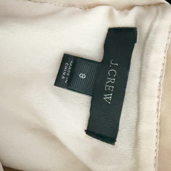 J. CREW | Bianca Rose Gold Sequined Top Black ribbon Bow Back Blouse  | Size 8 - Picture 6 of 9